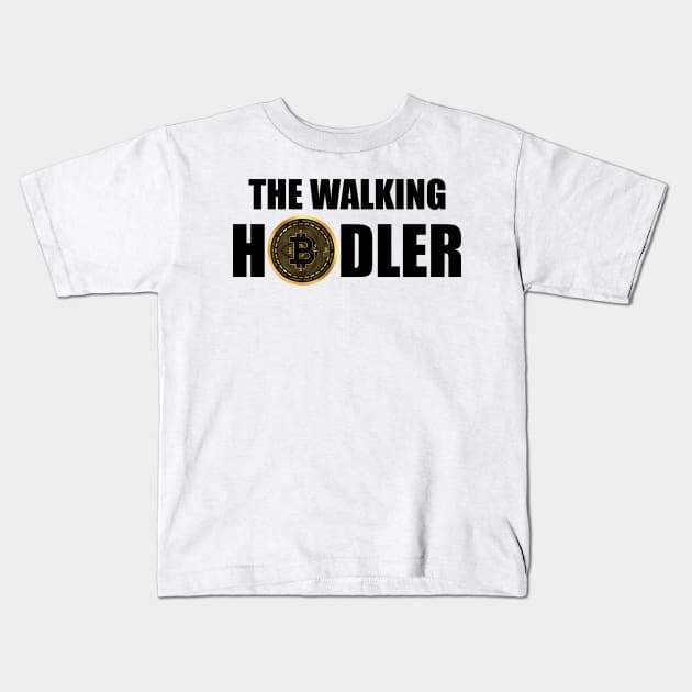 Crypto Investor - The walking hodler Kids T-Shirt by KC Happy Shop